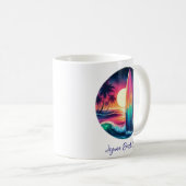 Surfboard-Escape Kaffeetasse (VorderseiteRechts)
