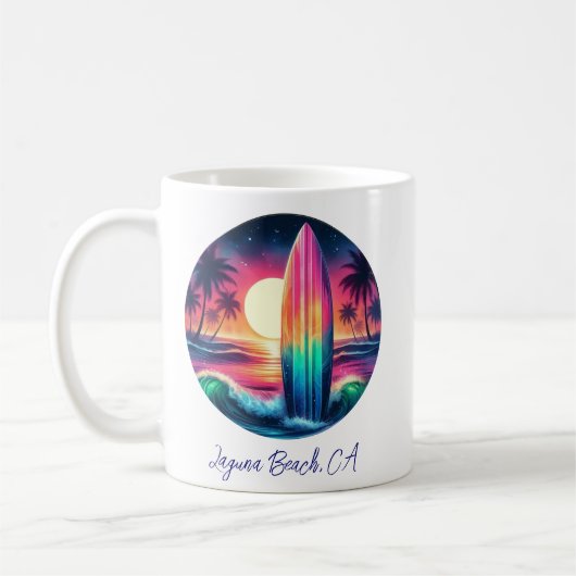 Surfboard-Escape Kaffeetasse (Links)