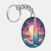 Surfboard-Escape Schlüsselanhänger (Vorderseite links)