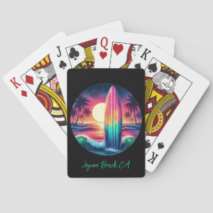 Surfboard-Escape Spielkarten