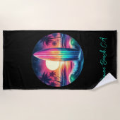 Surfboard-Escape Strandtuch (Vorderseite)