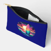 Surfboard Escape Zippered Pouch Zubehörtasche (Offen)