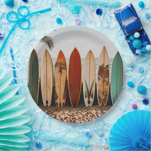 Surfboard Paper-Teller Pappteller (Party)