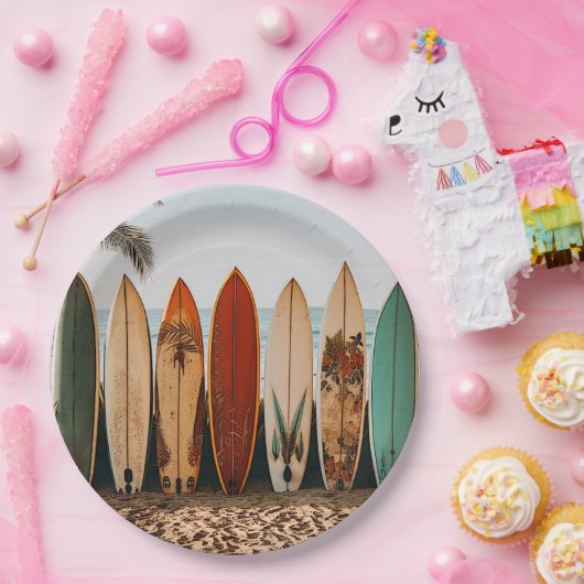 Surfboard Paper-Teller Pappteller (Party)