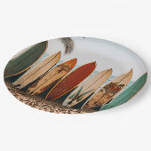 Surfboard Paper-Teller Pappteller (Schrägansicht)