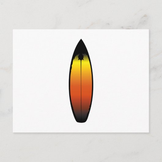 Surfboard Postkarte (Vorderseite)