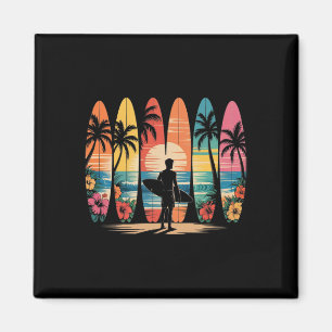 Surfboarder Hawaii-Welle-Surfen-Liebhaber-Strand-S Magnet