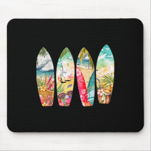 Surfboarder Hawaii Welle Surfen Surfboard Liebhabe Mousepad