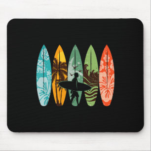 Surfboarder Hawaii Welle Surfen Surfboard Liebhabe Mousepad