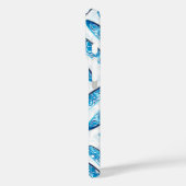 Surfboards Blaues Muster Case-Mate iPhone Hülle (Rückseite / Links)