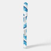 Surfboards Blaues Muster Case-Mate iPhone Hülle (Rückseite / Rechts)