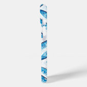 Surfboards Blaues Muster Case-Mate iPhone Hülle (Rückseite / Links)