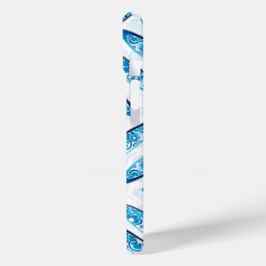 Surfboards Blaues Muster Case-Mate iPhone Hülle (Rückseite / Links)