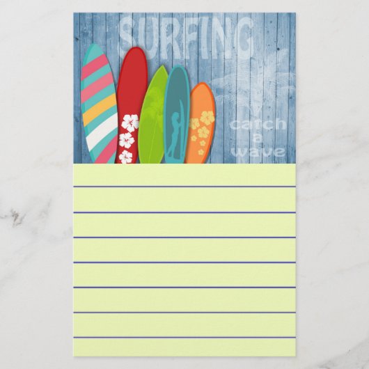 Surfboards Briefpapier (Vorderseite)