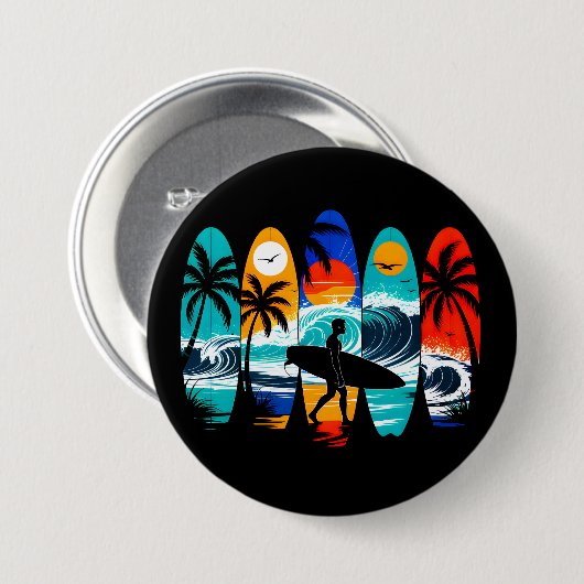 Surfboards Button (Vorne & Hinten)