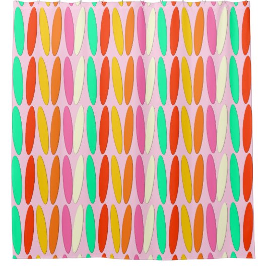 Surfboards Duschvorhang (Vorderseite)