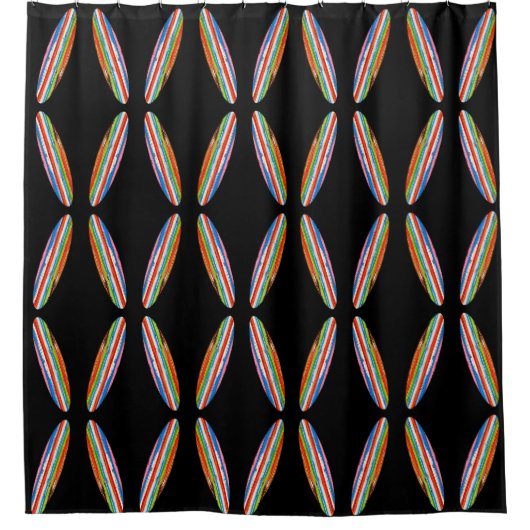 Surfboards Duschvorhang (Vorderseite)