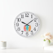 Surfboards Große Wanduhr (Zuhause)