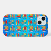 Surfboards iPhone 15 Hülle (Rückseite (Horizontal))