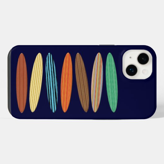 Surfboards iPhone Hülle (Rückseite (Horizontal))