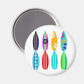 Surfboards Magnet (Vorderseite/Rückseite)