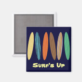 Surfboards Magnet (Vorderseite/Rückseite)