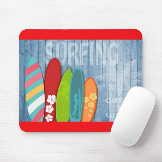 Surfboards Mouse Pad Mousepad (Mit Mouse)