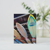 Surfboards Postkarte (Stehend Vorderseite)