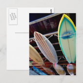 Surfboards Postkarte (Vorne/Hinten)
