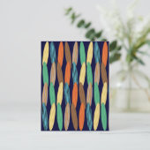 Surfboards Postkarte (Stehend Vorderseite)