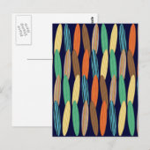 Surfboards Postkarte (Vorne/Hinten)
