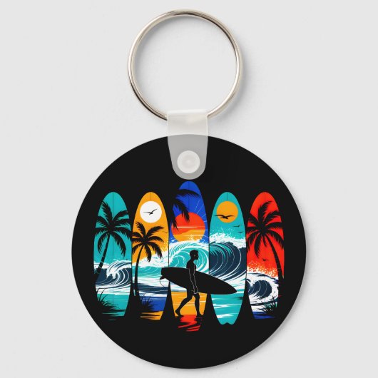 Surfboards Schlüsselanhänger (Vorderseite)