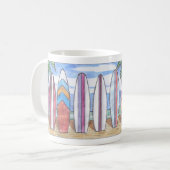 SURFBOARDS Tasse (Vorderseite Links)
