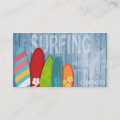 Surfboards - Visitenkarte (Rückseite)