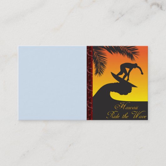 Surfboards - Visitenkarte (Vorderseite)