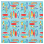 Surfbooards und Palmen Stoff (Muster)