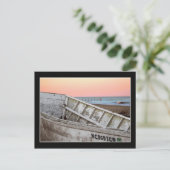 Surfboot Postkarte (Stehend Vorderseite)