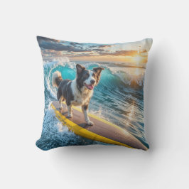 Surfborder Collie Kissen