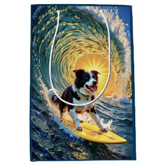 Surfborder Collie Mittlere Geschenktüte