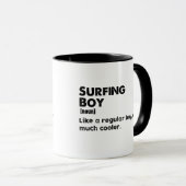 Surfboy Definition Funny Surf Sport Surfer Tasse (VorderseiteRechts)