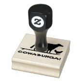 Surfbrei Kuh und Huhn Cowabunga Funny Gummistempel (Stempel)