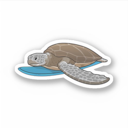 Surfbrett Aufkleber (Vorderseite)