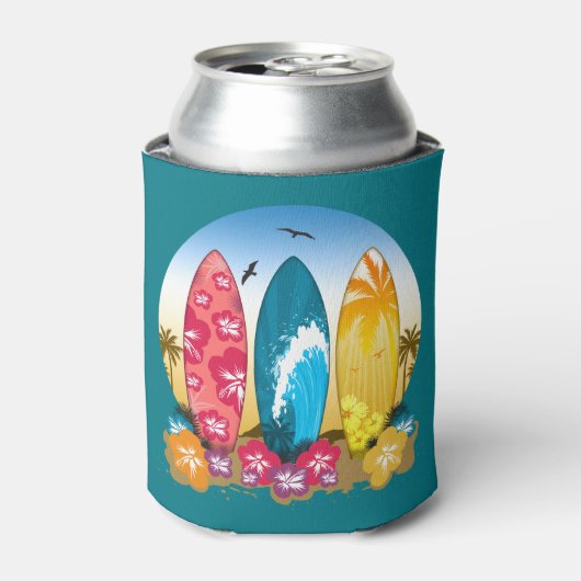 Surfbrett Dosenkühler (Kanne Vorderseite)