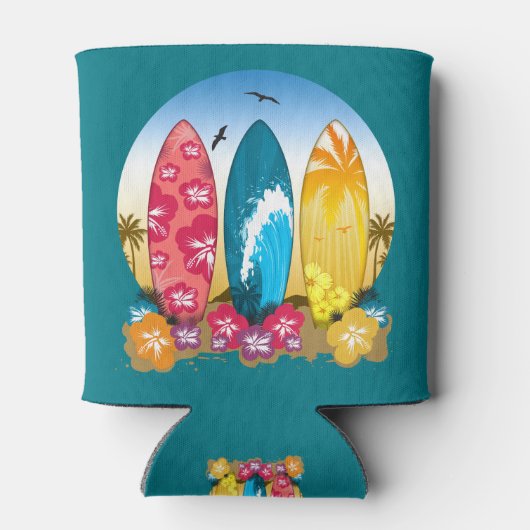 Surfbrett Dosenkühler (Rückseite)