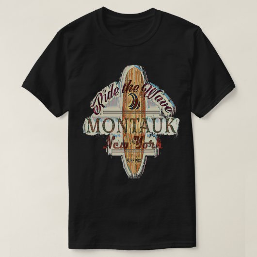 Surfbrett erschüttert Langboard Montauk Neue T-Shirt (Design vorne)