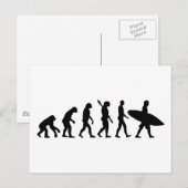 Surfbrett für Evolutionen Postkarte (Vorne/Hinten)