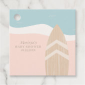 Surfbrett Geschenkanhänger (Vorderseite)