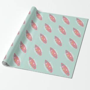 Surfbrett Geschenkpapier