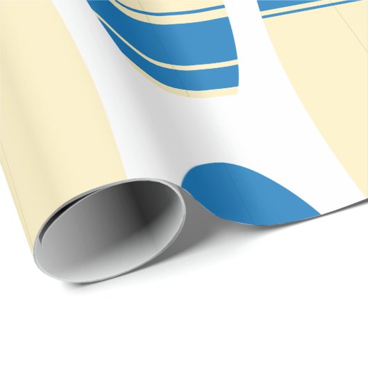 Surfbrett Geschenkpapier (Rolleneckpunkt)