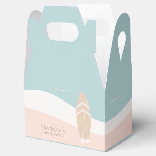 Surfbrett Geschenkschachtel (Geöffnet)